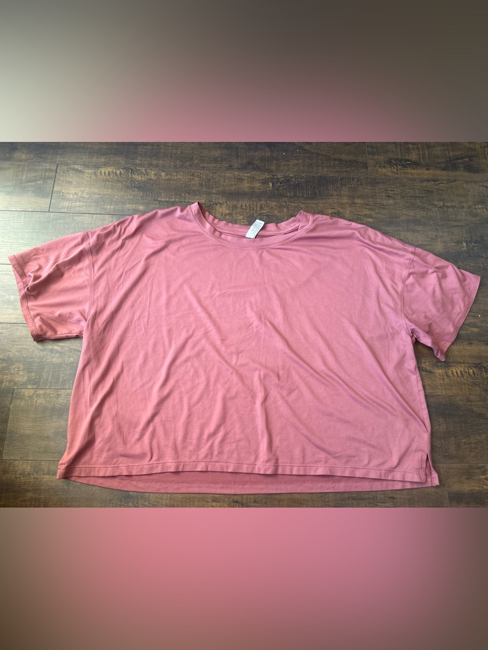 90 Degree By Reflex Women's Relaxed Boxy Tee - Rose